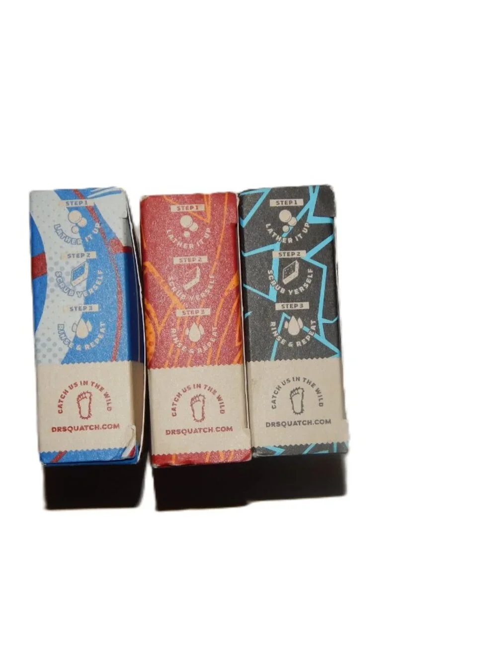 3 Dr Squatch - Divine Storm - Stark Cleanse - Liberty Lather 5oz Soaps